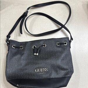 GUESS Black Shoulder Bag
